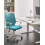 Beliani Office Chair BONNY Blue 2
