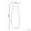 Beliani Wall Mirror CHANU 44 cm 104 cm Silver 3