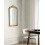Beliani Wall Mirror GORGES 55 cm 96 cm Metal Gold 2