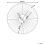Beliani Wall Clock SAZAIS Metal Black 3