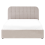 Beliani Ottoman Bed CHALLANS Chenille Taupe 140 x 200 cm (EU Double) 5