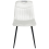 Beliani Set of 4 Dining Chairs ARGYLE Velvet Off-White 5