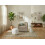 Beliani Pouffe IRVING Velvet White 3
