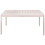Beliani Garden Dining Table BARTICA 154 cm 84 cm Beige 4