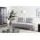 Beliani Sofa 3 Seater FAXEN Fabric Grey 2