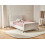 Beliani Bed Boucle LUNAN 120 x 200 cm (EU Small Double) Off-White 2