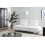 Beliani Sofa 3 Seater FAXEN Fabric White 2