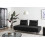 Beliani Sofa 3 Seater FAXEN Fabric Black 2