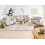 Beliani Living Room Set 4 Seater RINGEL Fabric Beige 2