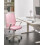 Beliani Office Chair BONNY Pink 2