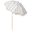 Beliani Patio Parasol 155 cm MONDELLO White/ Black 4