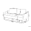 Beliani Sofa 3 Seater HOBRO Boucle White 3