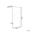 Beliani Shower Screen WASPAM 900 x 1900 mm Black 3