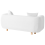 Beliani Sofa 2 Seater LILLEROD Fabric White 5