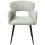 Beliani Set of 2 Dining Chairs SANILAC Boucle Light Green 6