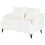 Beliani Sofa 2 Seater HOBRO Boucle White 5