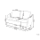 Beliani Sofa 2 Seater HOBRO Boucle White 3