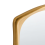Beliani Wall Mirror CONCARNEAU 65 cm 94 cm Gold 5