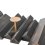Beliani Wall Mounted Coat Rack ZILLAH Black 5