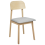 Beliani Set of 2 Dining Chairs SCANDIA Wood Light Grey 6