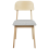 Beliani Set of 2 Dining Chairs SCANDIA Wood Light Grey 7