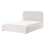 Beliani Ottoman Bed CHALLANS Fabric Off-White 140 x 200 cm (EU Double) 5