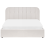 Beliani Ottoman Bed CHALLANS Fabric Off-White 160 x 200 cm (EU King Size) 6