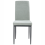 Beliani Set of 4 Dining Chairs RINER Fabric Light Green 5