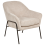 Beliani Armchair VEDDIGE Fabric Beige 4