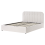 Beliani Ottoman Bed CHALLANS Fabric Off-White 160 x 200 cm (EU King Size) 4