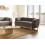 Beliani Sofa 2 Seater ALNOR Chenille Brown 2