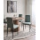 Beliani Set of 4 Dining Chairs RINER Fabric Light Green 2