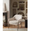 Beliani Armchair VEDDIGE Fabric Light Beige 2
