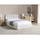 Beliani Ottoman Bed CHALLANS Fabric Off-White 140 x 200 cm (EU Double) 2