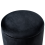 Beliani Storage Pouffe WENONA Velvet Black 5