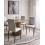 Beliani Set of 4 Dining Chairs RINER Fabric Light Beige 2