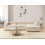 Beliani Modular Corner Sofa 4 Seater ARDAL Left Hand Beige Fabric 3