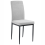 Beliani Set of 4 Dining Chairs RINER Fabric Grey 4