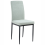 Beliani Set of 4 Dining Chairs RINER Fabric Light Green 4