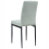 Beliani Set of 4 Dining Chairs RINER Fabric Light Green 6