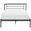 Beliani Bed Metal CUSSET 120 x 200 cm (EU Small Double) Black 5