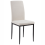 Beliani Set of 4 Dining Chairs RINER Fabric Light Beige 4