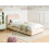 Beliani Ottoman Bed BLAGNAC Boucle Light Beige 90 x 200 cm (EU Single) 2
