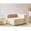 Beliani Corner Seat ARDAL Left Hand Beige Fabric 2