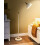 Beliani Floor Lamp LENNON Adjustable Metal Light Beige 2