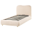 Beliani Ottoman Bed BLAGNAC Boucle Light Beige 90 x 200 cm (EU Single) 5