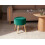 Beliani Storage Stool NEELY Velvet Emerald Green 2