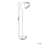 Beliani Floor Lamp LENNON Adjustable Metal Light Beige 3