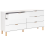 Beliani 6 Drawer Chest WALPOLE White 4