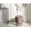 Beliani Storage Pouffe ELGIN Velvet Taupe 2